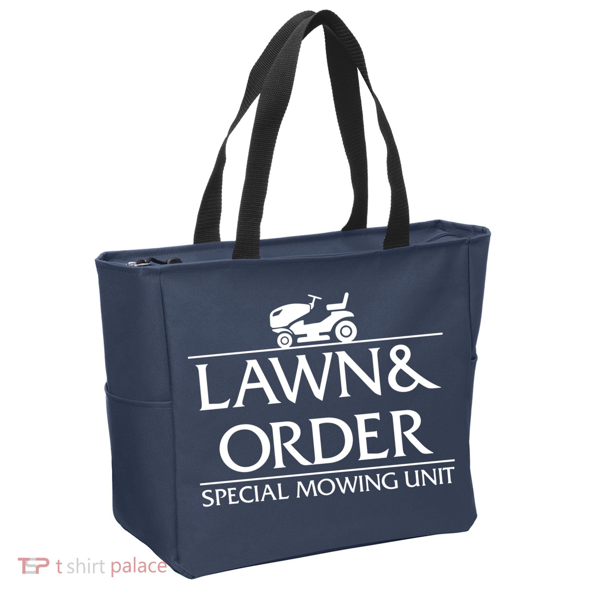 Lawn And Order Tote Bag