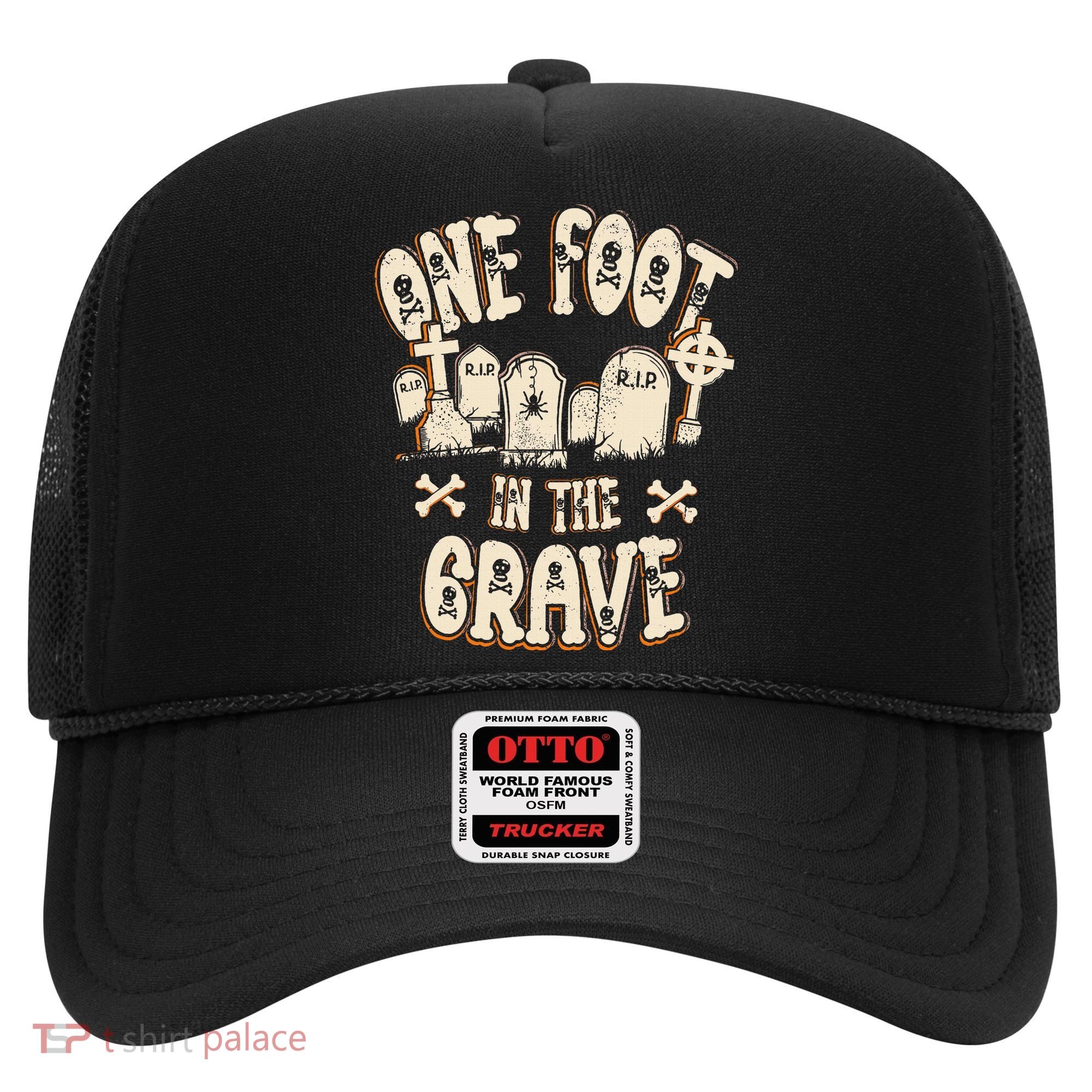 Leg Amputee One Foot In The Grave Missing Leg Hat