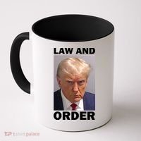 Law And Order Donald Trump Mugshot Coffee Mug thumb 0