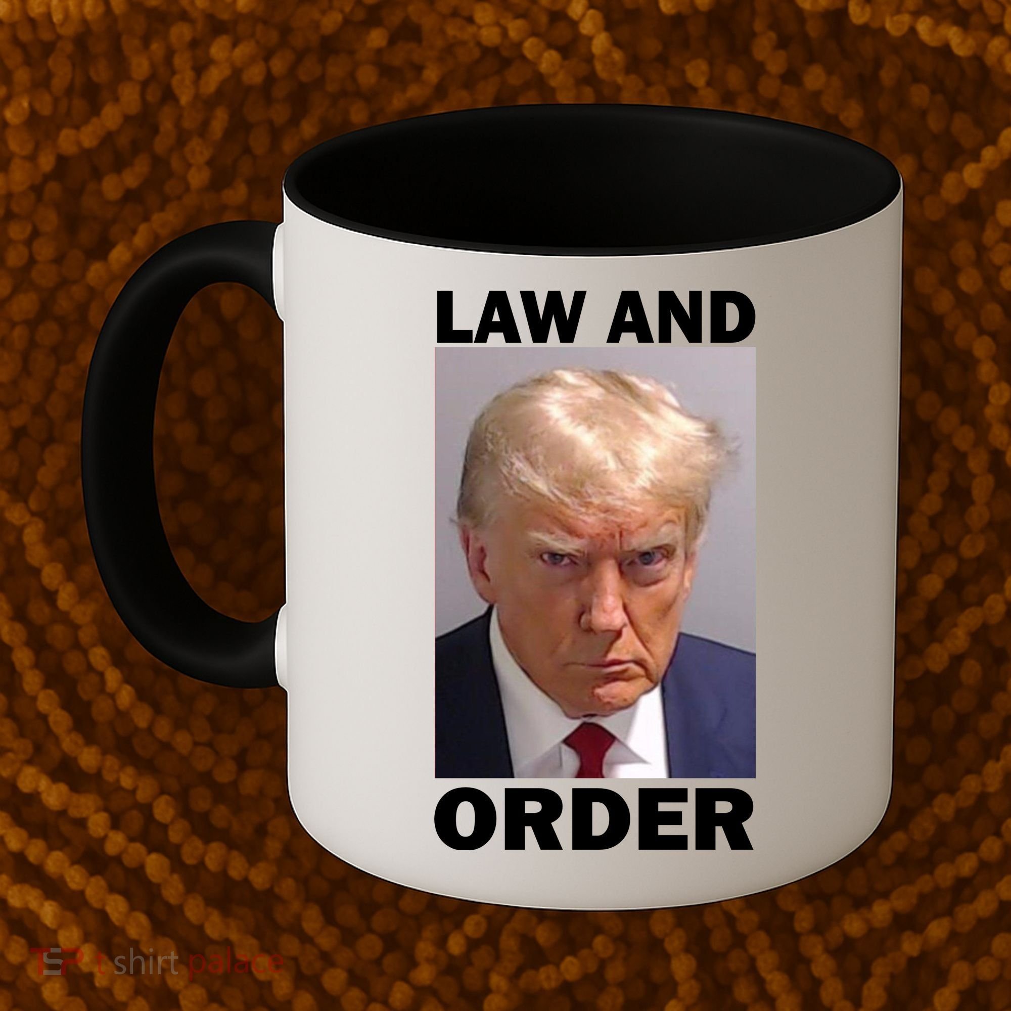 Law And Order Donald Trump Mugshot Coffee Mug