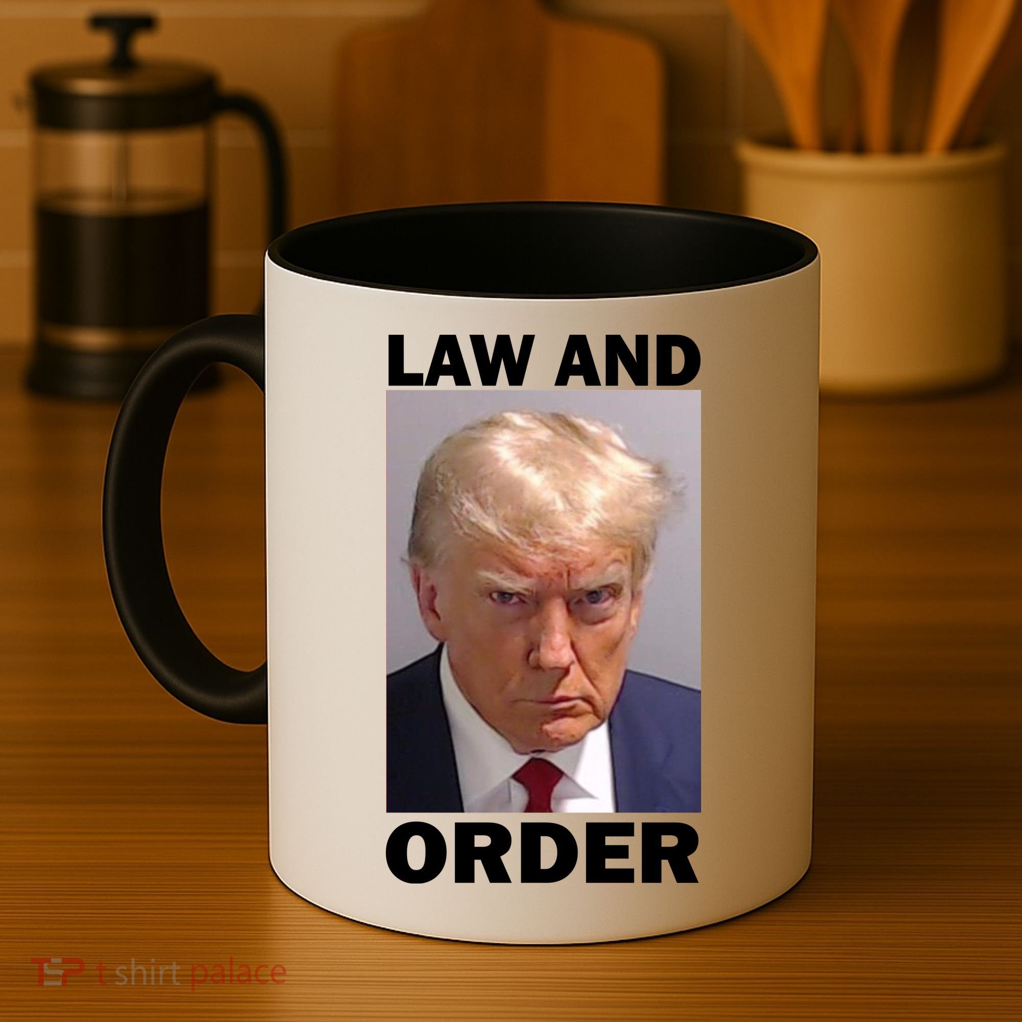 Law And Order Donald Trump Mugshot Coffee Mug