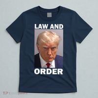 Law And Order Donald Trump Mugshot T-Shirt thumb 5
