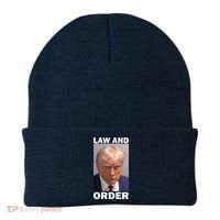 Law And Order Donald Trump Mugshot Beanie thumb 0