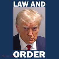 Law And Order Donald Trump Mugshot Women's Hoodie thumb 2