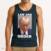 Law And Order Donald Trump Mugshot Tank Top thumb 3