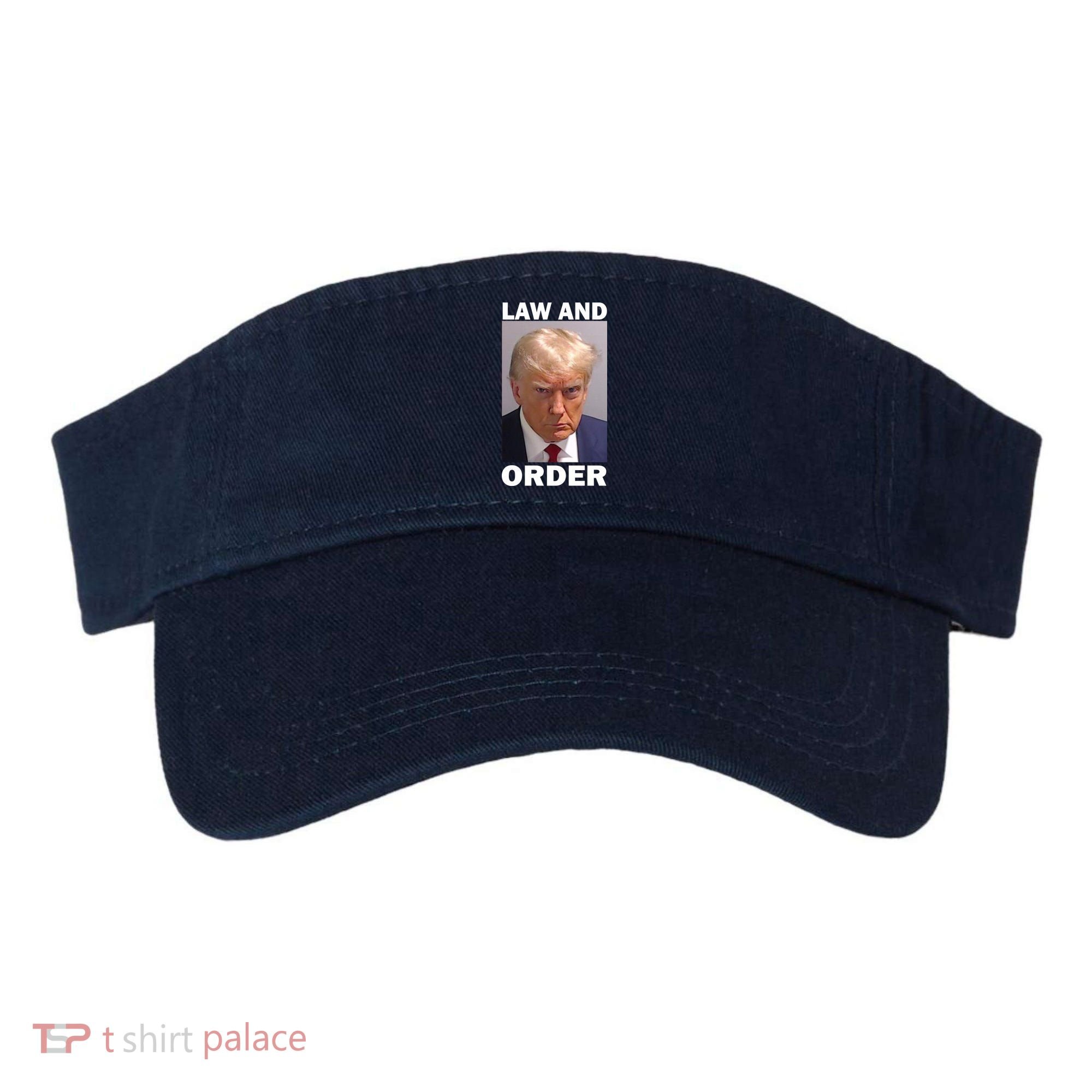 Law And Order Donald Trump Mugshot Visor