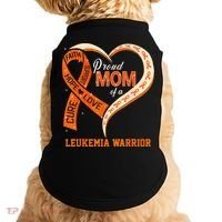 Leukemia Awareness Proud Mom Of A Leukemia Warrior Doggie Tank thumb 0