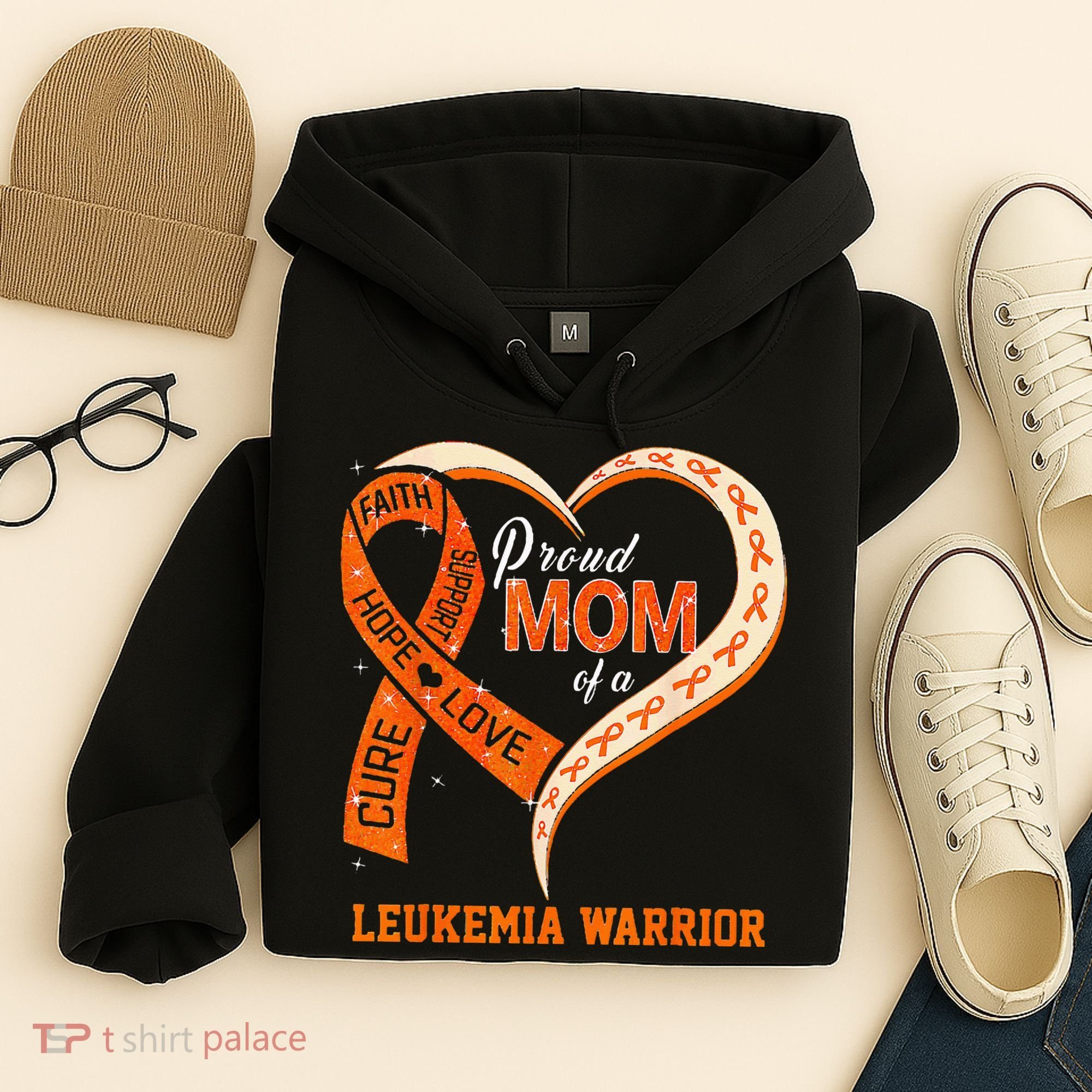 Leukemia Awareness Proud Mom Of A Leukemia Warrior Hoodie