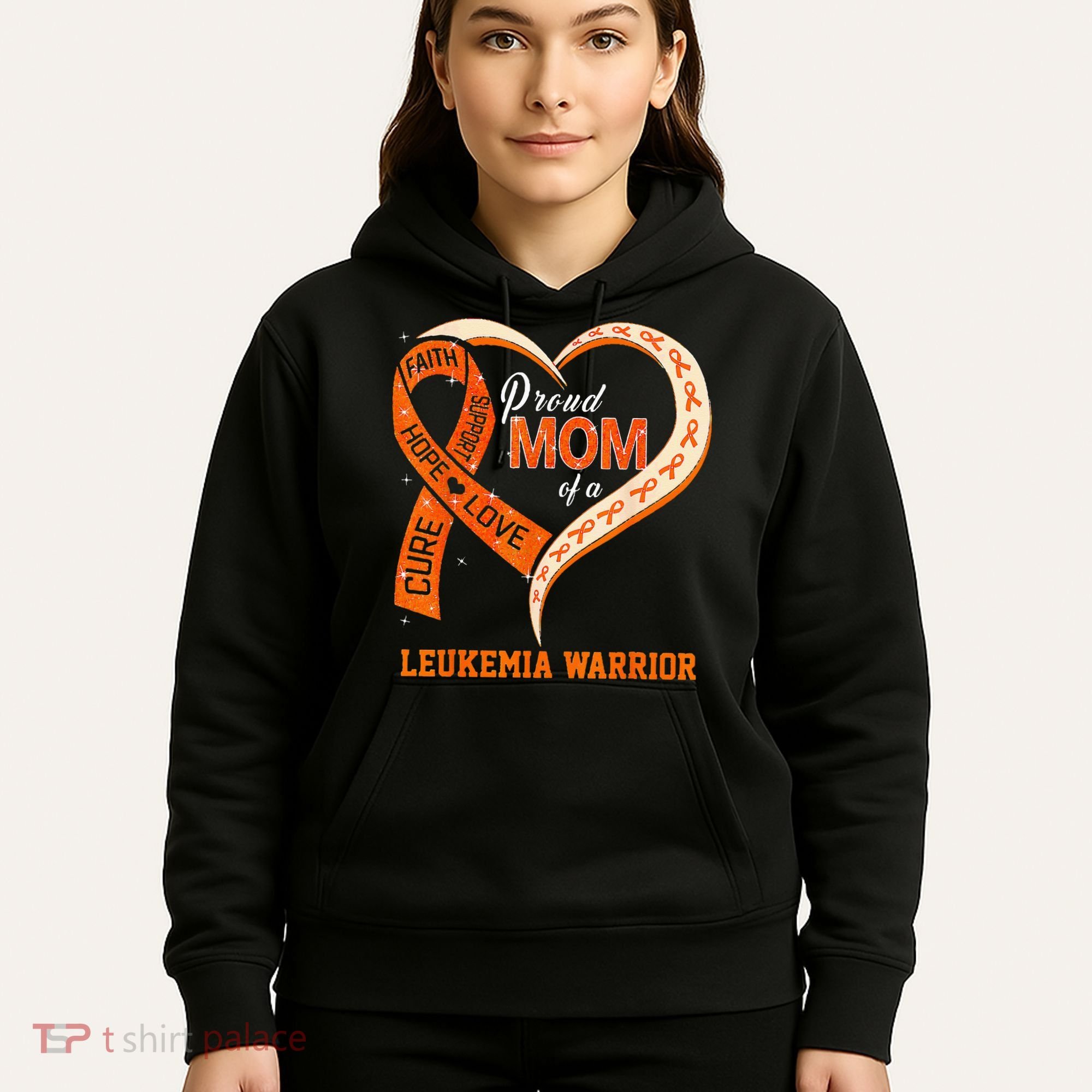 Leukemia Awareness Proud Mom Of A Leukemia Warrior Hoodie