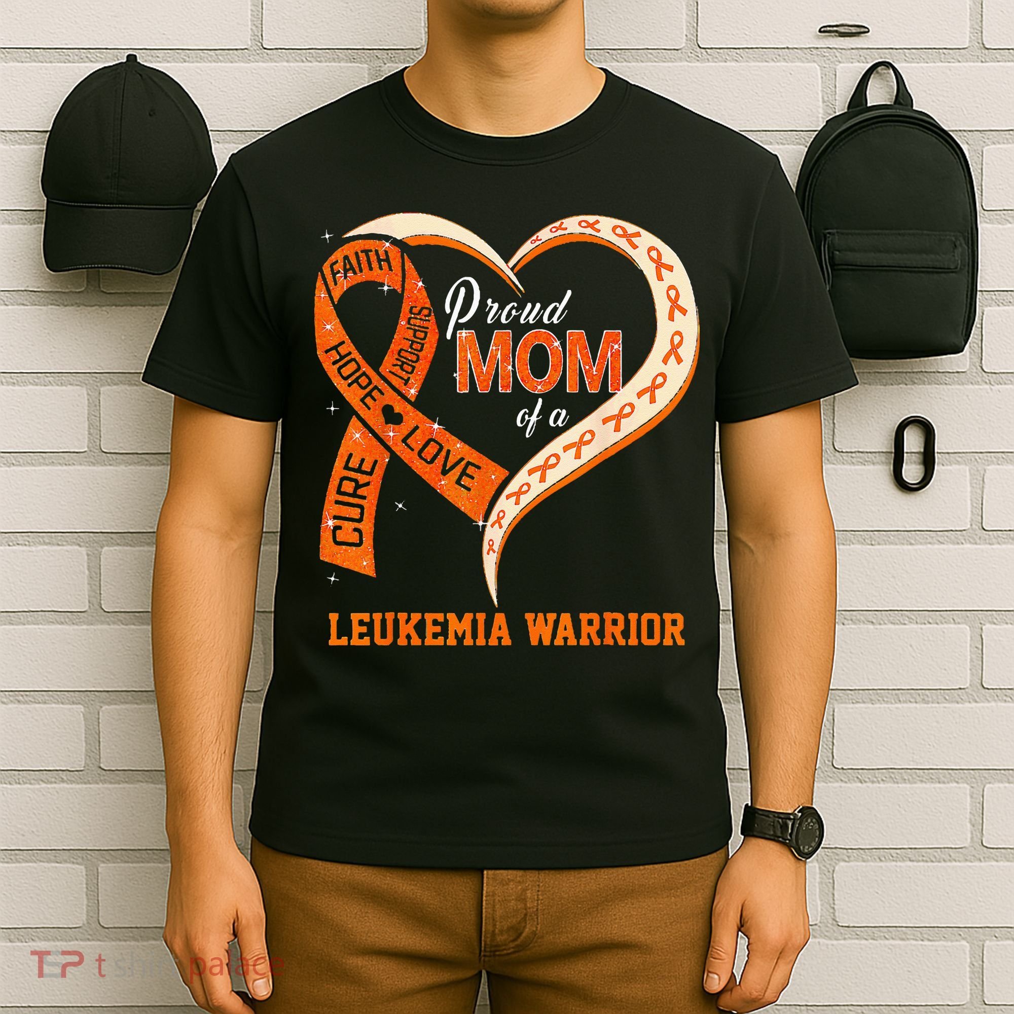 Leukemia Awareness Proud Mom Of A Leukemia Warrior T-Shirt
