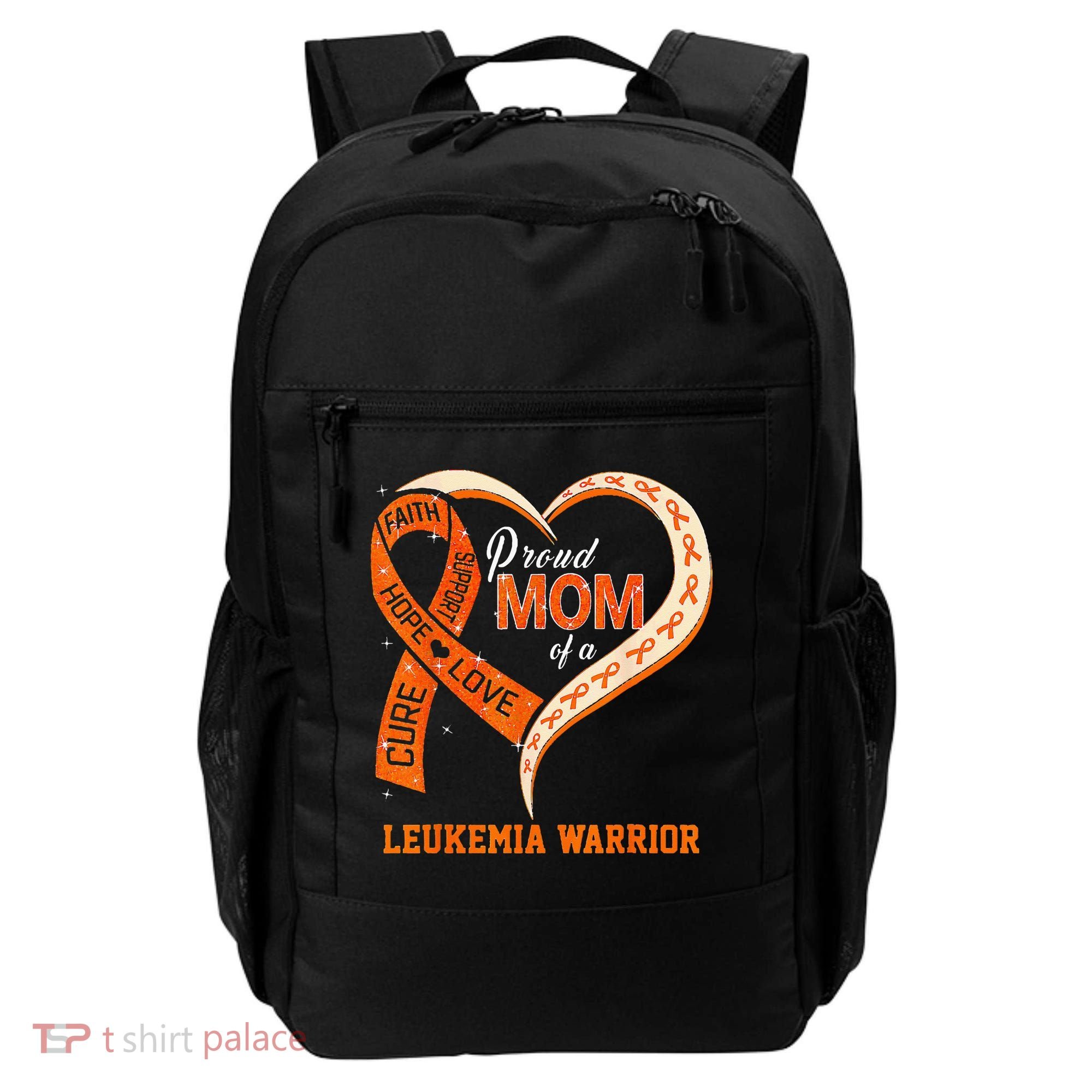 Leukemia Awareness Proud Mom Of A Leukemia Warrior Backpack