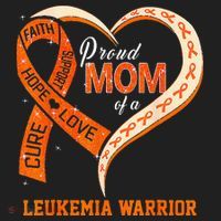 Leukemia Awareness Proud Mom Of A Leukemia Warrior Beanie thumb 2