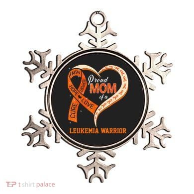 Leukemia Awareness Proud Mom Of A Leukemia Warrior Ornament