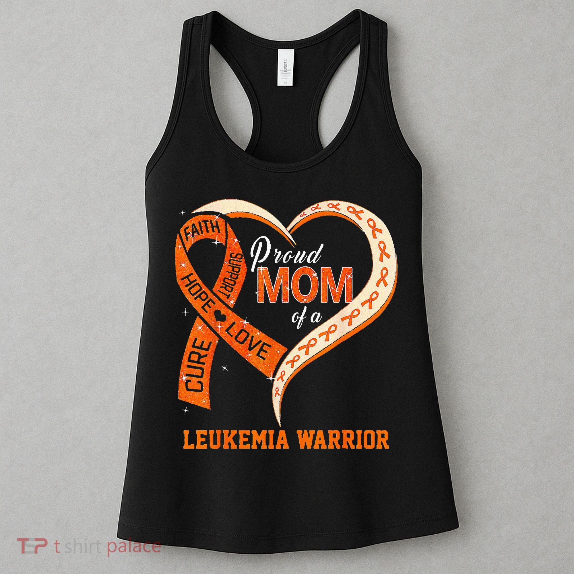 Leukemia Awareness Proud Mom Of A Leukemia Warrior Women's Tank Top