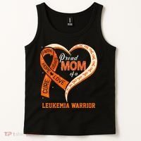 Leukemia Awareness Proud Mom Of A Leukemia Warrior Tank Top thumb 2