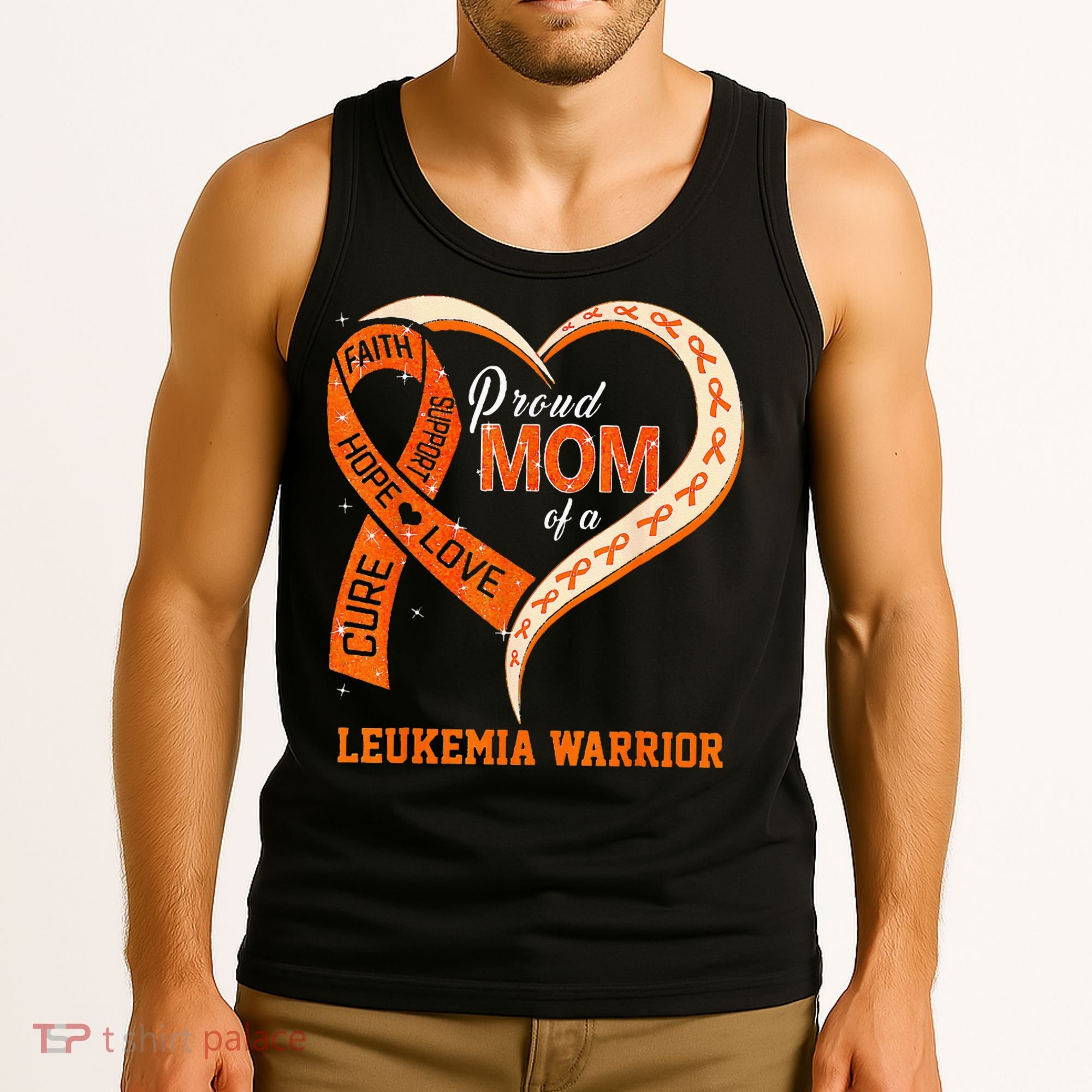 Leukemia Awareness Proud Mom Of A Leukemia Warrior Tank Top
