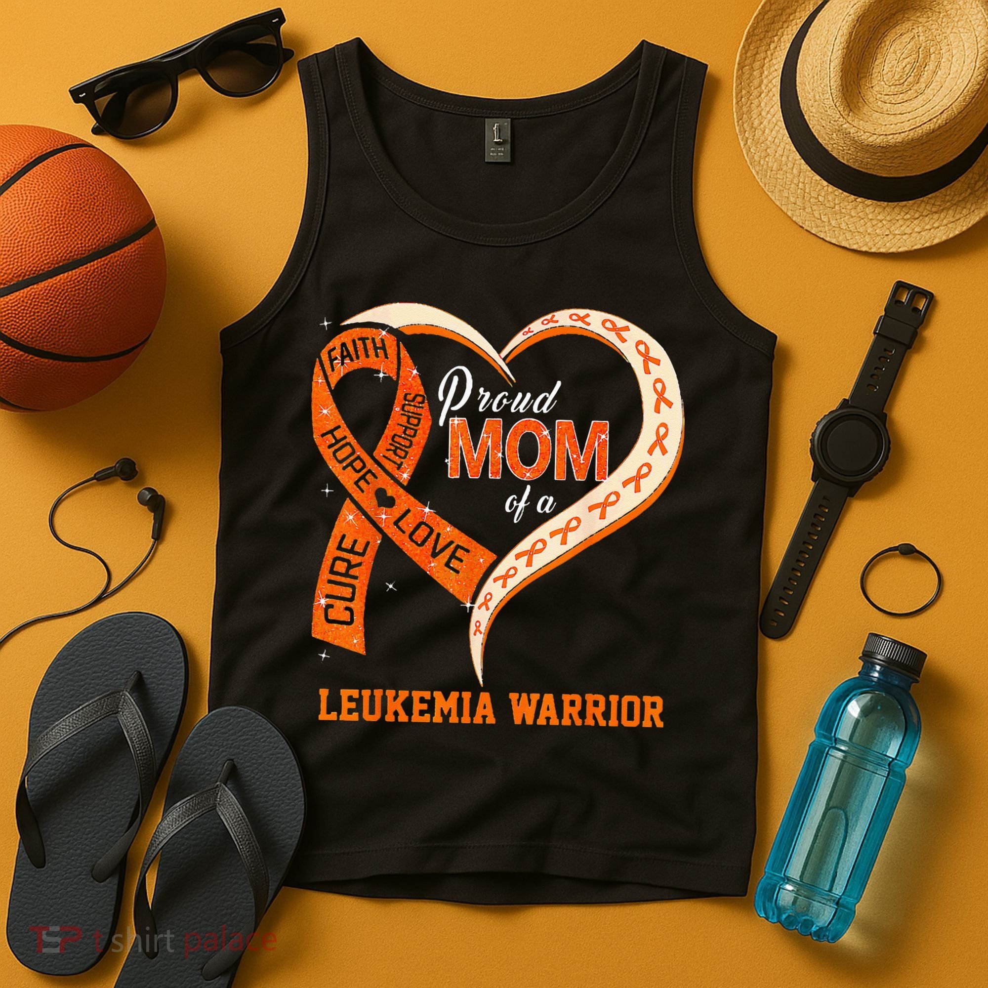Leukemia Awareness Proud Mom Of A Leukemia Warrior Tank Top