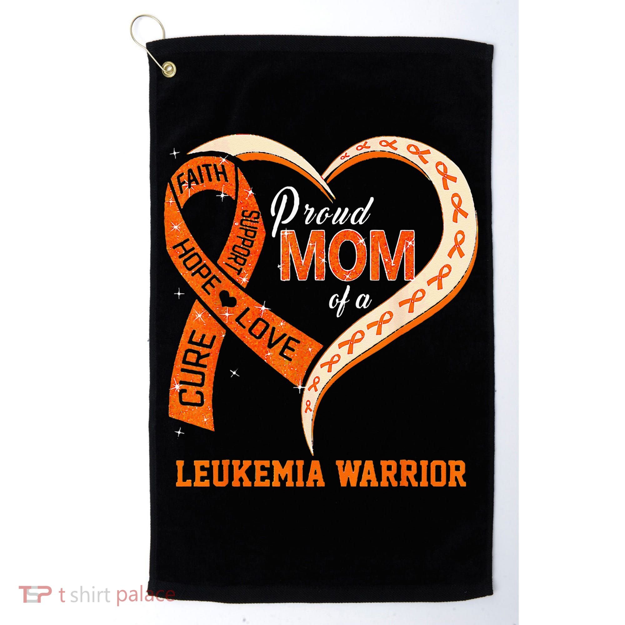 Leukemia Awareness Proud Mom Of A Leukemia Warrior Golf Towel