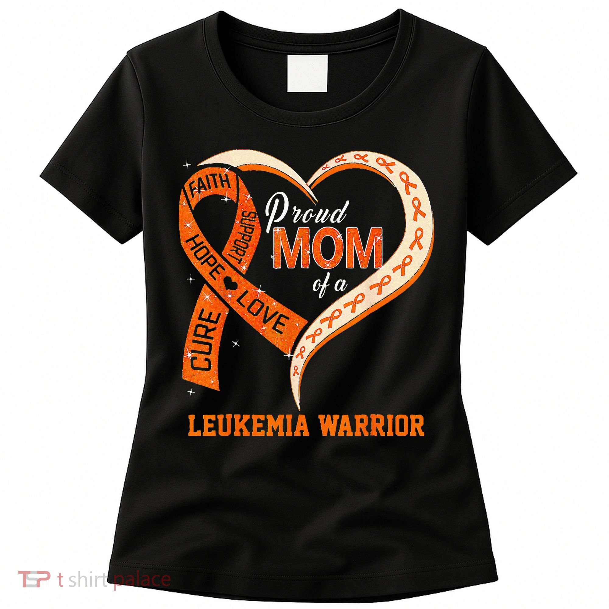 Leukemia Awareness Proud Mom Of A Leukemia Warrior Women's T-Shirt