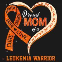 Leukemia Awareness Proud Mom Of A Leukemia Warrior Kids Sweatshirt thumb 2