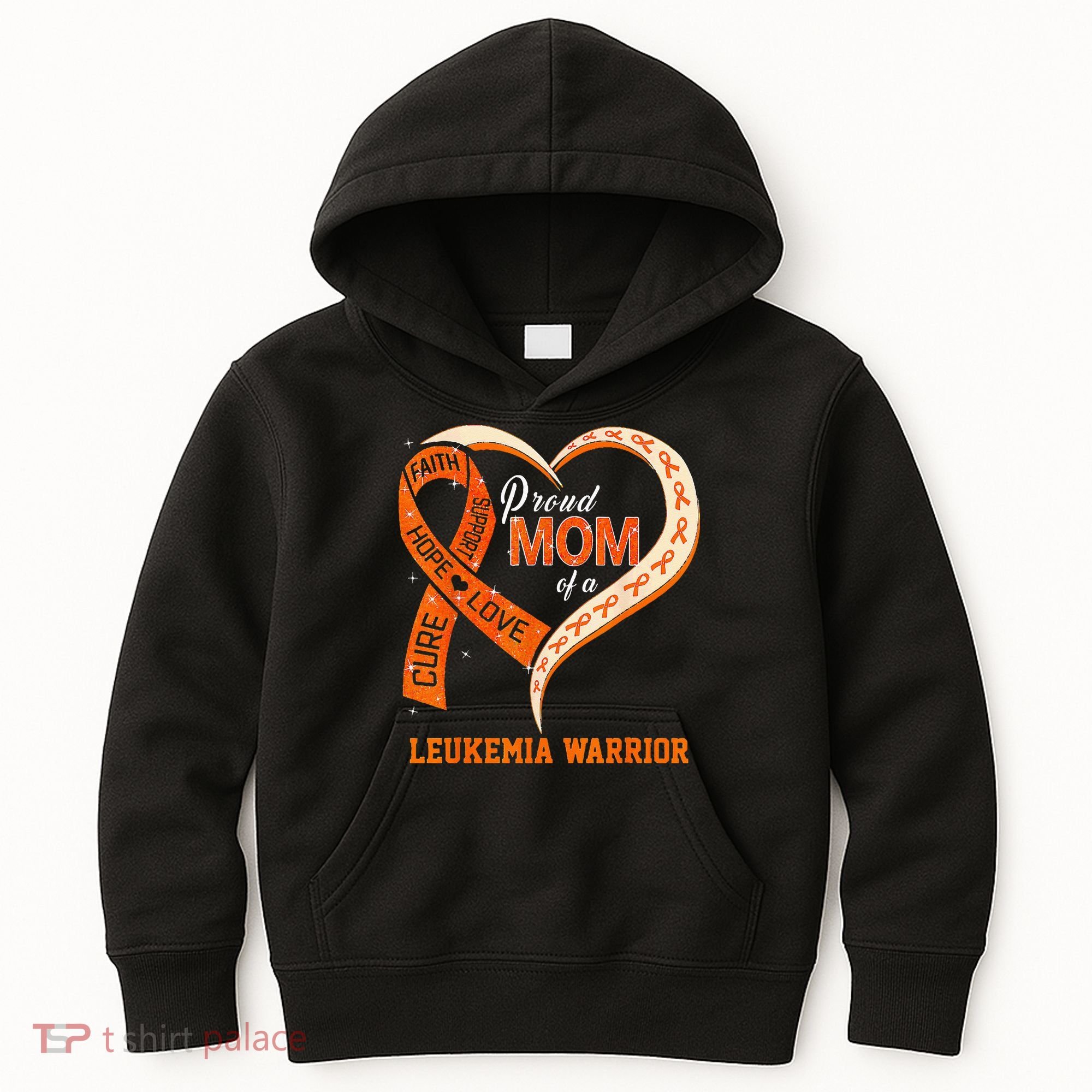 Leukemia Awareness Proud Mom Of A Leukemia Warrior Kids Hoodie