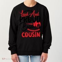 Loud And Proud Baseball Cousin For Family Matching Sport Team Women's Sweatshirt thumb 0