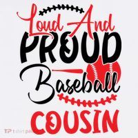 Loud And Proud Baseball Cousin For Family Matching Sport Team Women's Tank Top thumb 5