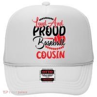 Loud And Proud Baseball Cousin For Family Matching Sport Team Hat thumb 0