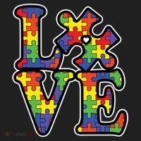 Love Autism Puzzle Piece Hat thumb 2
