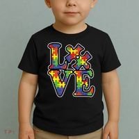 Love Autism Puzzle Piece Toddler T-Shirt thumb 2