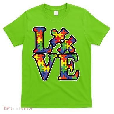 Love Autism Puzzle Piece T-Shirt