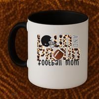 Loud And Proud Football Mom Coffee Mug thumb 2