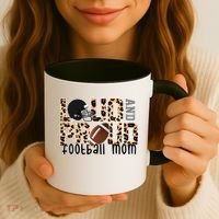 Loud And Proud Football Mom Coffee Mug thumb 3