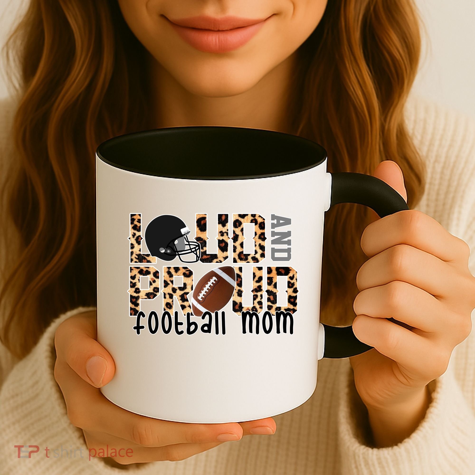 Loud And Proud Football Mom Coffee Mug