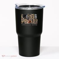 Loud And Proud Football Mom Tumbler thumb 0