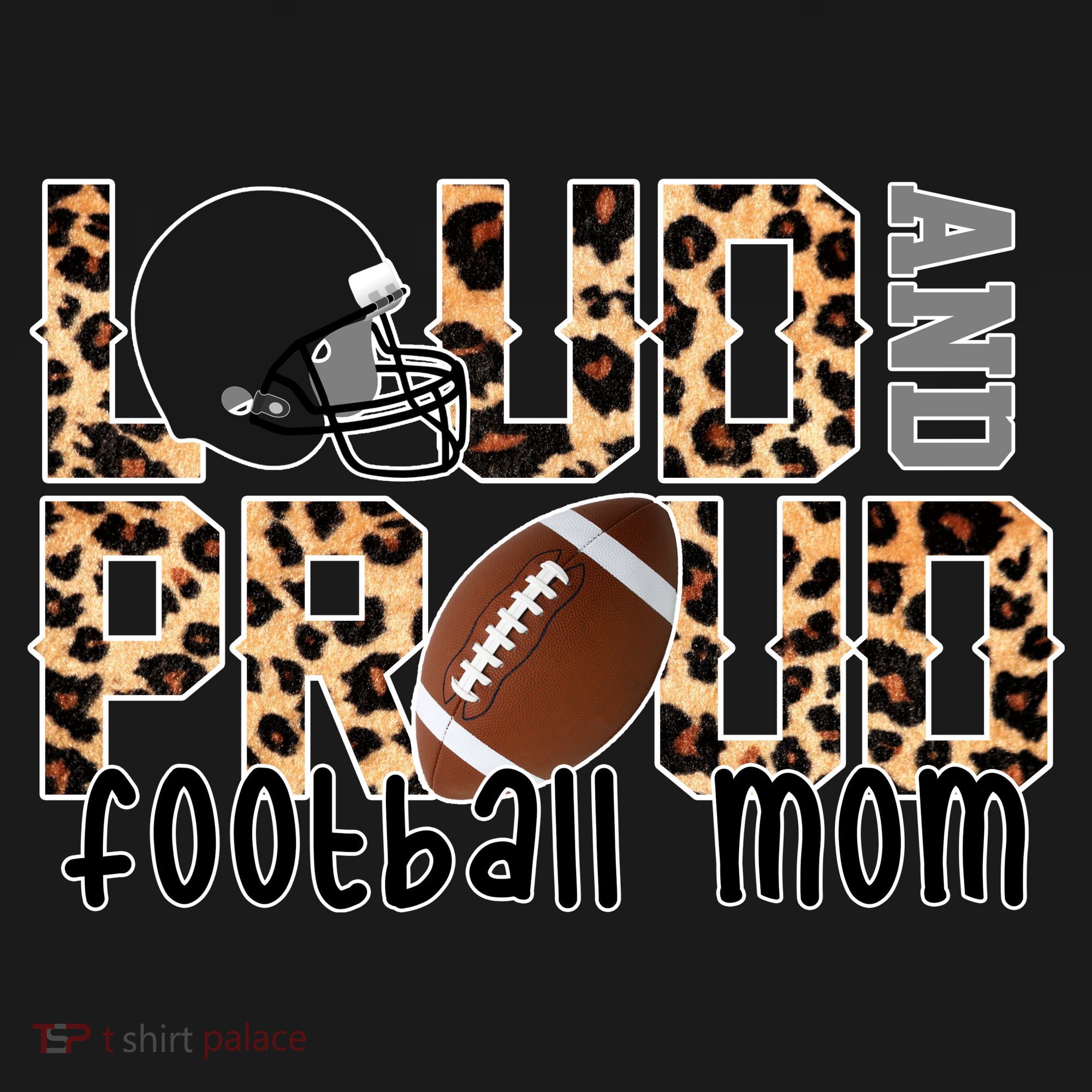 Loud And Proud Football Mom Mousepad