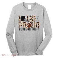 Loud And Proud Football Mom Long Sleeve Shirt thumb 0