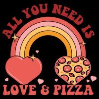 Love And Pizza Retro Valentine Gift For Valentine Day Coffee Mug thumb 5