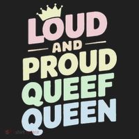Loud And Proud Queef Queen Funny Tumbler thumb 3