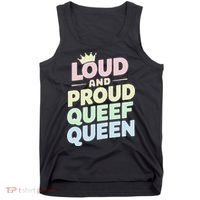 Loud And Proud Queef Queen Funny Tank Top thumb 0