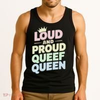 Loud And Proud Queef Queen Funny Tank Top thumb 3