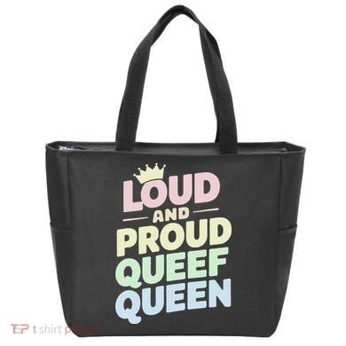 Loud And Proud Queef Queen Funny Tote Bag