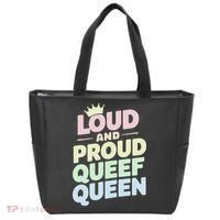 Loud And Proud Queef Queen Funny Tote Bag thumb 0