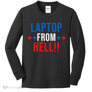 Laptop From Hell Kids Long Sleeve Shirt