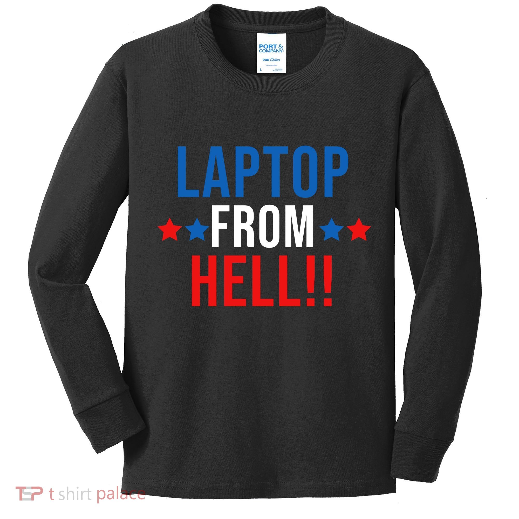Laptop From Hell Kids Long Sleeve Shirt