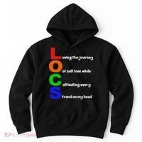 Locs Acronym Quote Inspirational Newly Loc'd Hoodie thumb 0