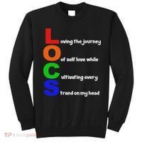 Locs Acronym Quote Inspirational Newly Loc'd Sweatshirt thumb 0