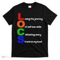 Locs Acronym Quote Inspirational Newly Loc'd T-Shirt thumb 0