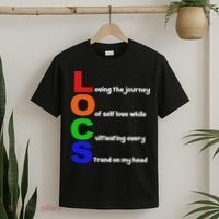 Locs Acronym Quote Inspirational Newly Loc'd T-Shirt thumb 2
