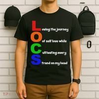 Locs Acronym Quote Inspirational Newly Loc'd T-Shirt thumb 6